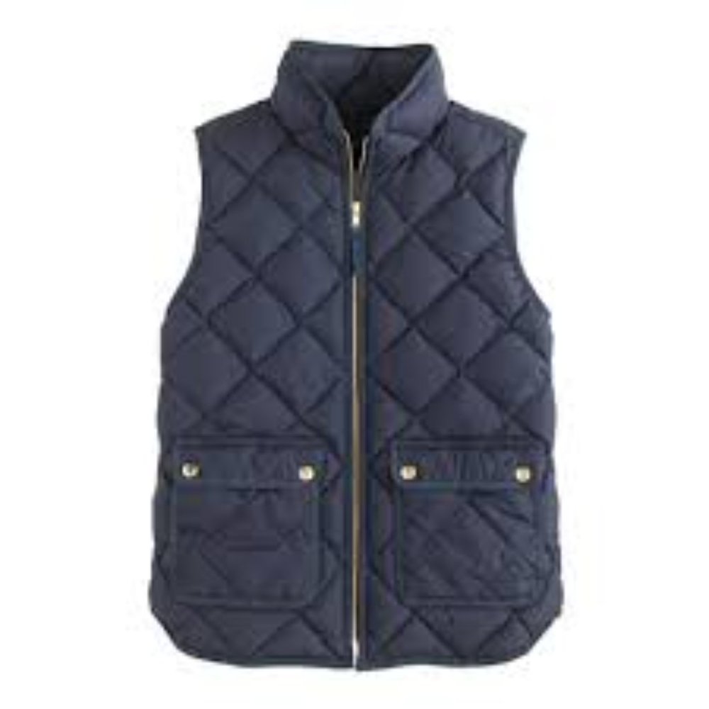 J.Crew Navy Blue Puffer Vest